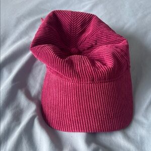 ASOS Fuchsia Ribbed Cap